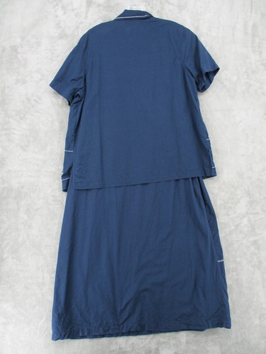 Vintage Casual Corner Jacket Dress Large Embroidered Nautical Sailor Sailboat - Picture 2 of 13