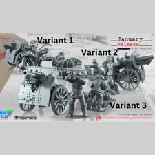 BattleCat Miniatures WW2 Polish Heavy Artillery Bolt Action WWII Early War 28mm