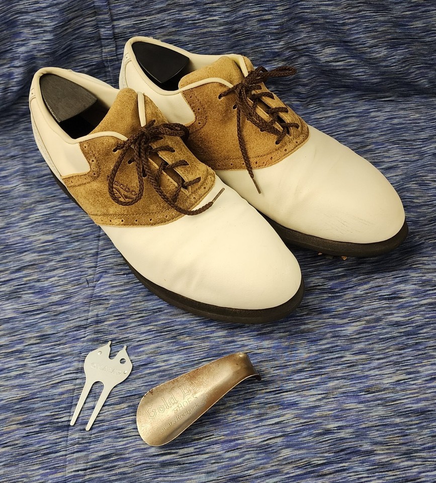 Reebok Men's Saddle Golf Shoes Size 9 eBay