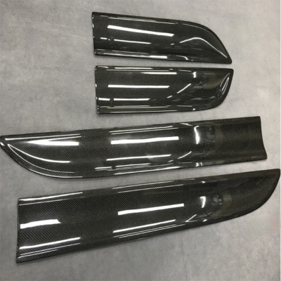 For 2015-2018 Porsche Macan Real Carbon Fiber Door Panel Trims