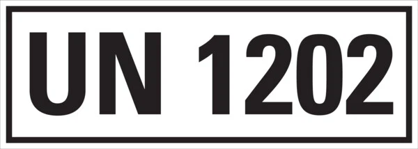 KÖNIG WERBEANLAGEN Gefahrgutaufkleber: UN 1202 - Heizöl und Diesel- 140x50 mm Folie selbstkl.
