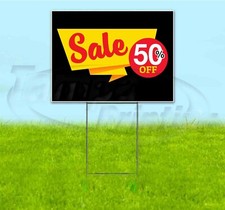 SALE 50 OFF 18x24 Yard Sign WITH STAKE Corrugated Bandit BUSINESS USA DEALS