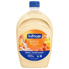 Softsoap Moisturizing Liquid Hand Soap Milk Golden Honey Paraben Free 50 Ounce