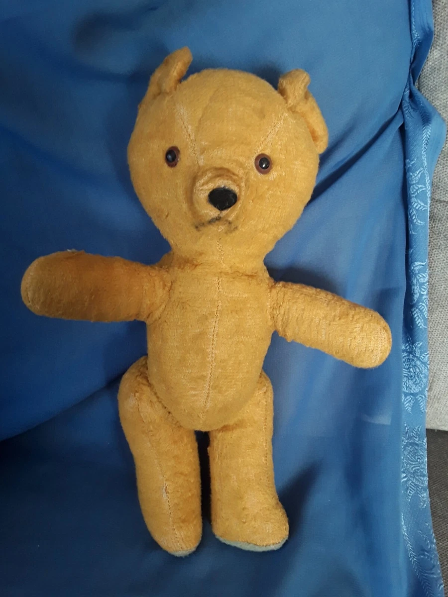 Ours En Peluche Ancien – Ours Pirate En Paille – Jouet Vintage 40 Cm (État D’usage)