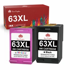 Black Color 63 XL Ink Cartridges For HP OfficeJet 3830 5255 ENVY 4510 4520 lot