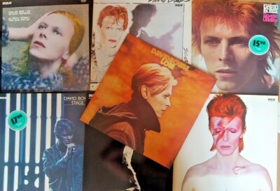 LP ´s DAVID BOWIE-Let´s Dance-HUNKY DORY-LOW-ALADDIN SANE-STAGE-Let´s Dance