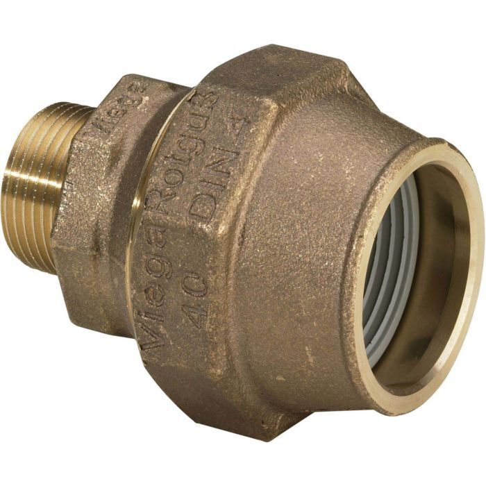 Viega Maxiplex Verschraubung 274184 Ø 50 мм x R 1 1/2, Rotguss, Вершинное крепление