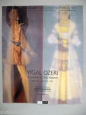 Yigal Ozeri Art Gallery Exhibit PRINT AD - 2002