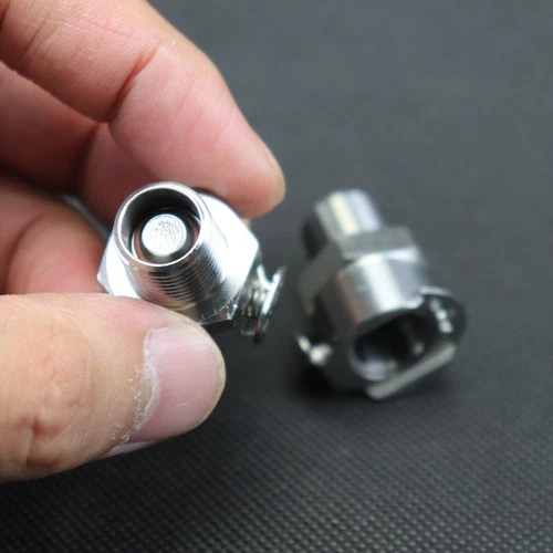 Triumph Gas Tank Fuel Pump Female Quick Release Connector Coupling Coupler 2pcs - Bild 6 von 7