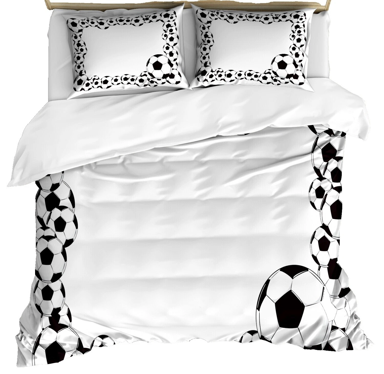 Fundas de edredón blanco Deportes y Juegos de Cama