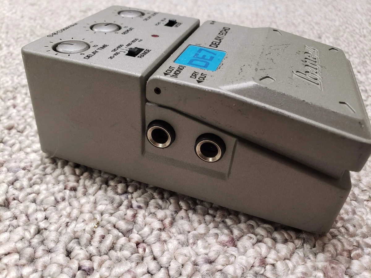 Ibanez DE7 Delay Echo Guitar Effect Pedal Bass Tone Lok Tape