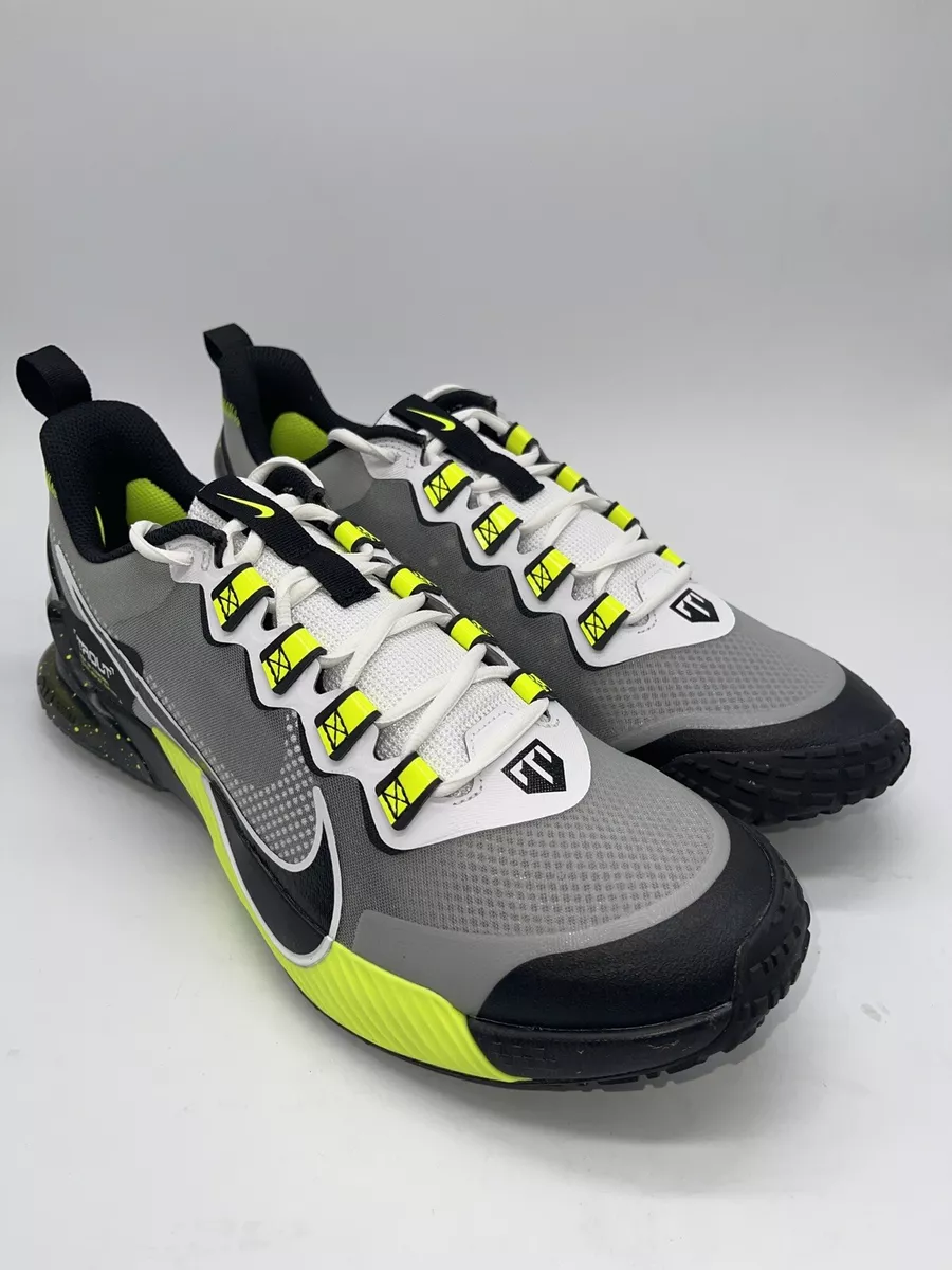 Nike Force Zoom Trout LTD Turf Grey White Neon CZ5916 023 Men s