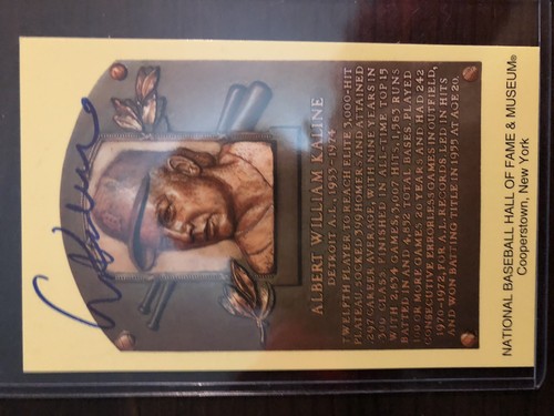 Al Kaline Detroit Tigers Hall of Fame Postcard HOF - Picture 5 of 7