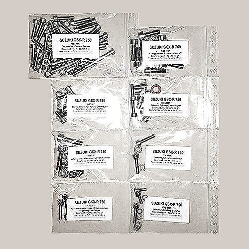 Kit vis moteur anti corrosion Suzuki GSX-R 750 millesimes 1985-1987