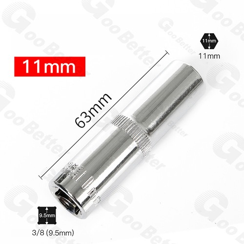 3/8" Socket Drive Shallow & Deep Metric 6mm-24mm 6 Point Polished Sockets Cr-v - Picture 34 of 54