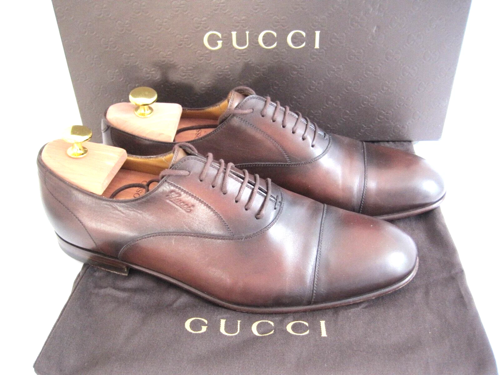 Chaussures Gucci homme en 41 / UK 7,5 / état neuf / marron / prix neuf
