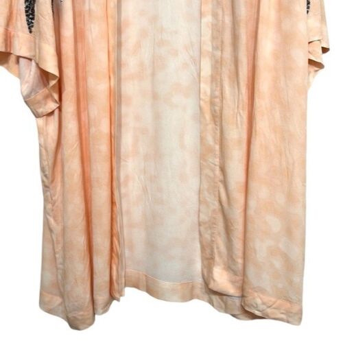 Kimono femme haute tribu hippie taille XL pêche paillettes ouvert devant festival boho - Photo 3 sur 10