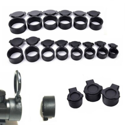 Scope Cap Spring 30-66mm Rifle Scope Lens Cover Flip Up Quick Spring Protection Cap Dust ...