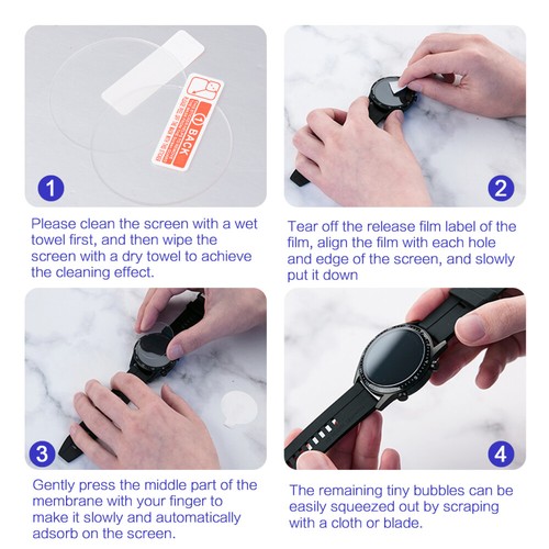No Trace Tempered Film Watch Screen Protector Fenix6 Screen Protector - 第 4/12 張圖片