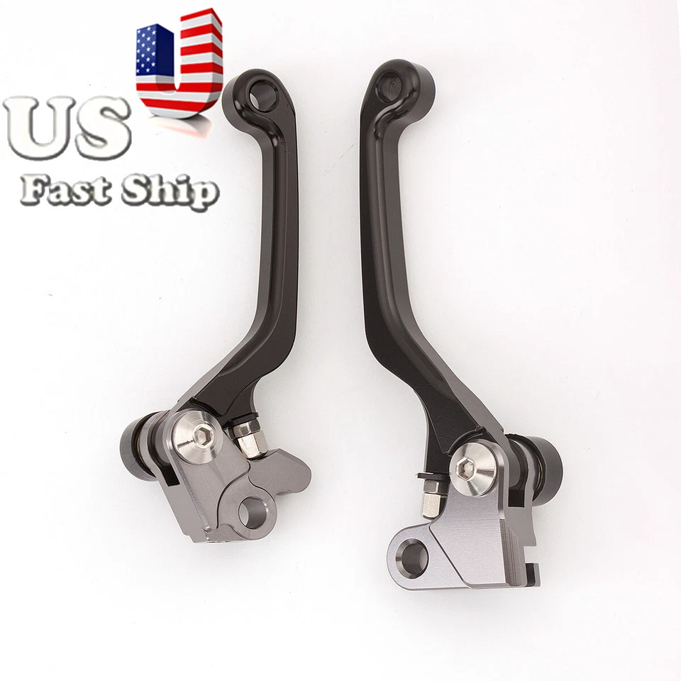 US Dirtbike Brake Clutch Levers Off-road For HONDA CRF150F/230F SUZUKI RM85/125 - Image 2 of 4
