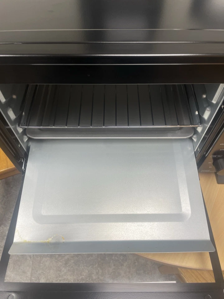 Horno Tostador Mainstays XL, 34QT, 6 Rebanadas Tamaño Familiar, Negro, 1500W, Nuevo Foto 3 de 4