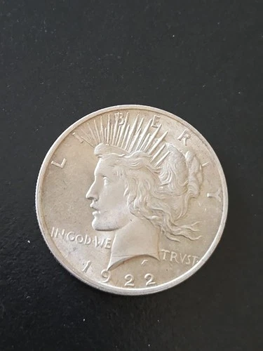 1922 Philadelphia Peace Dollar Coin XF