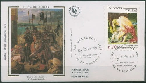 France 1998 Painting Eugéne Delacroix 3286 FDC (X62174)