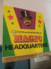PF FLYERS 1971 Blackstone magician store sign magic trick kit premium POSTER HQ