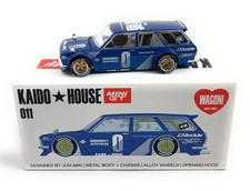 Kaido House x Mini GT Datsun KAIDO 510 Wagon Blue KHMG011