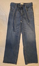 ABERCROMBIE KIDS GIRLS WIDE LEG JEANS SZ 13/14
