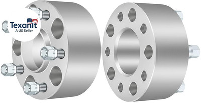 2PCS 2.5 Inch Hub Centric Wheel Spacers 5X4.75 to 5X4.75 5X120.65Mm with 12X1.5