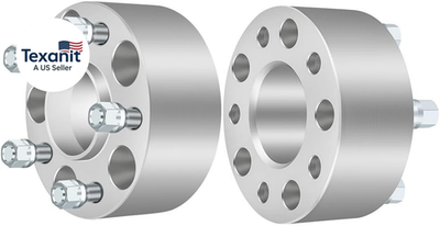 #ad 2PCS 2.5 Inch Hub Centric Wheel Spacers 5X4.75 to 5X4.75 5X120.65Mm with 12X1.5 $118.43
