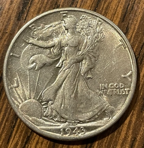 ESTATE FIND Good Looking 1943-S Walking Liberty Half Dollar Coin