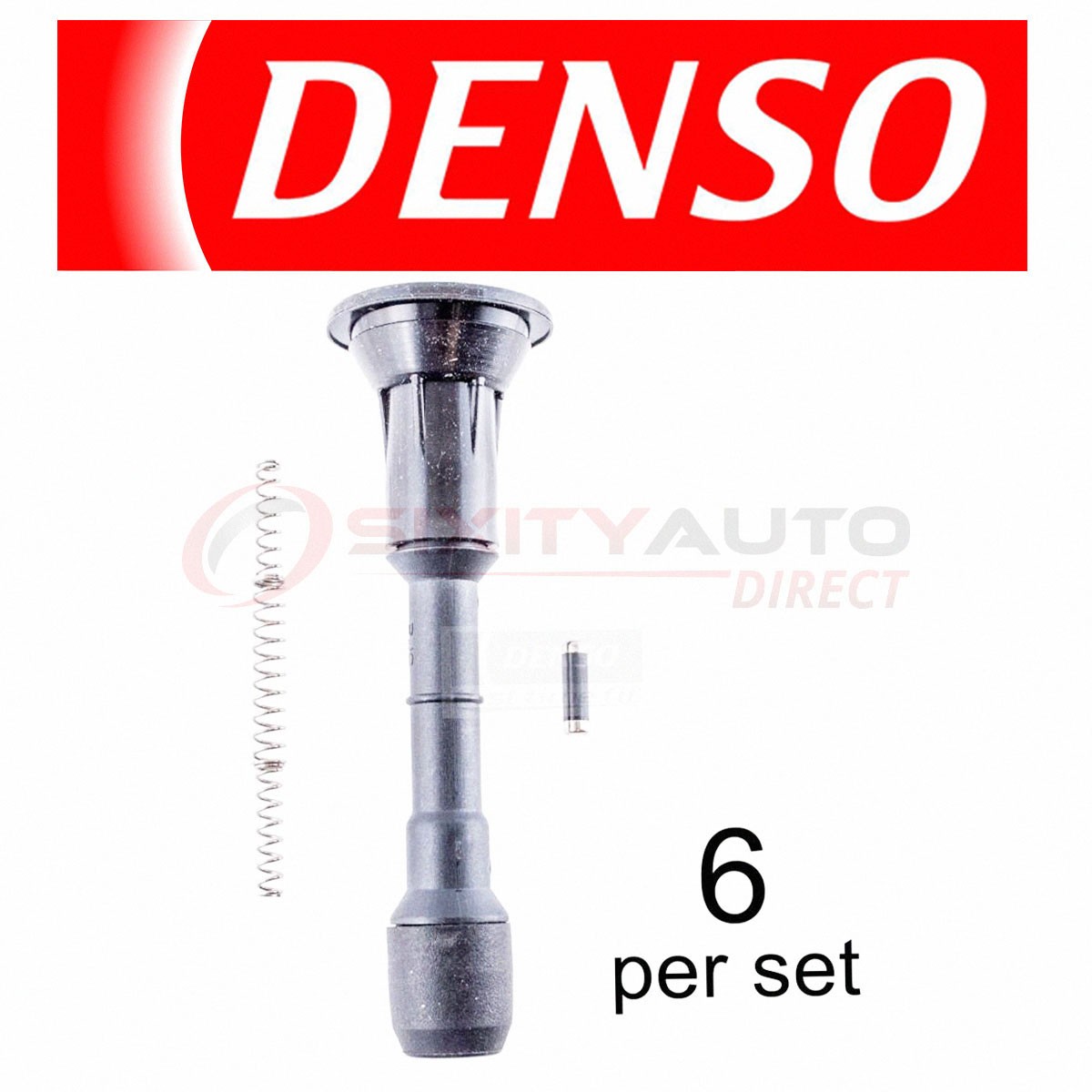 Denso Ignition Coil Boot Kit for Infiniti Q70L 3.7L V6 2015 Direct Fit Tune sh