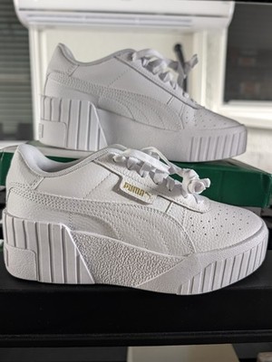 Puma Cali Platform Women s White Sneakers Size 6