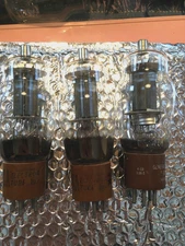3 VINTAGE NOS GE 807 VACUUM POWER BEAM TUBES, NEW OLD STOCK
