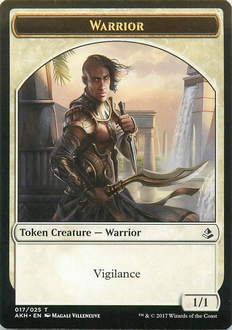 Warrior Token - T17 - MTG - Amonkhet (AKH)