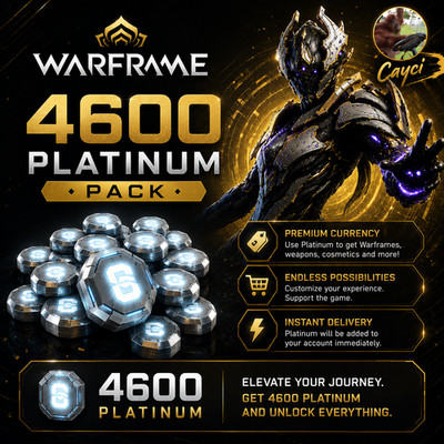 (ALL PLATFORM) warframe 4000 Platinum - Total 4600 - Fast And Secure