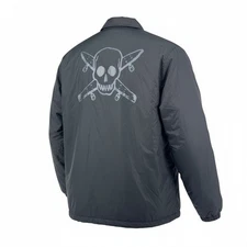 Vtg Fourstar Black Sherpa Lined Coach Jacket Men XL Street Pirate Originals Rare