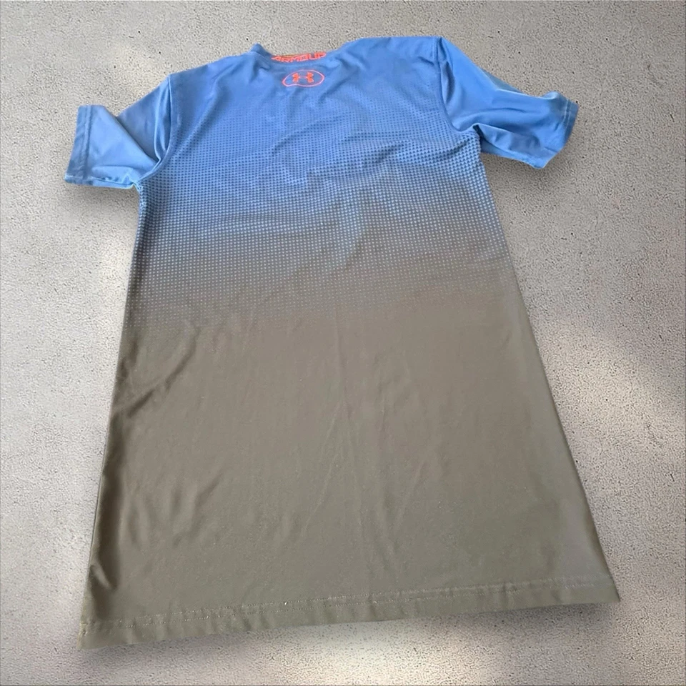 Under Armour Youth XL Captain America Compression Shirt Blue Red White - Image 3 of 3