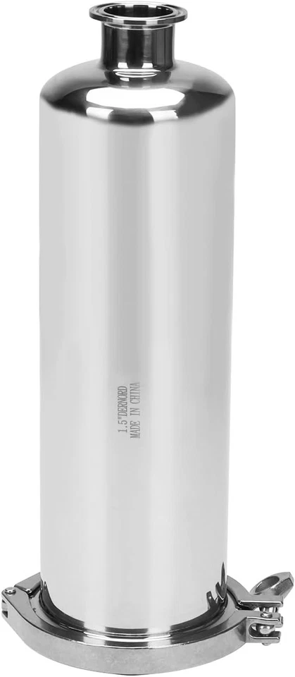 Sanitary 1.5'' Tri-Clamp Filter with 30 Mesh Screen for Optimal Liquid Quality - Image 3 of 4
