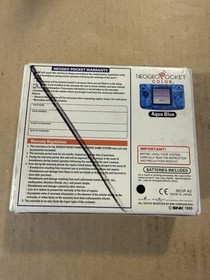 NEO GEO POCKET SNK CONSOLE COLOR AQUA BLUE BOX CIB - Tested And Working