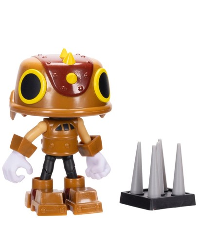 RARE Sonic the Hedgehog 10cm Masked Trip Figure with Spike Trap - Picture 5 of 7