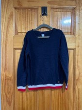 Little Kids Janie and Jack Blue, Red, and White Nautical Knit Pullover Sweater