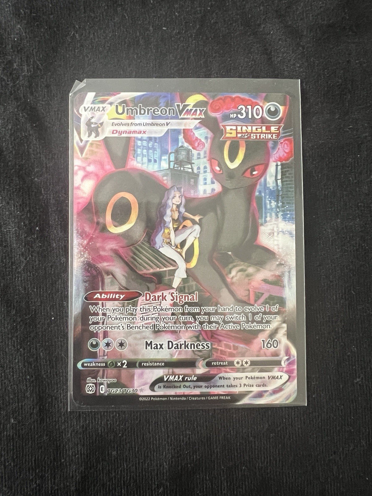 Pokemon Umbreon VMax TG23/TG30 Brilliant Stars Trainer Gallery