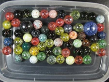 65 Speckled Vacor Mega Marbles