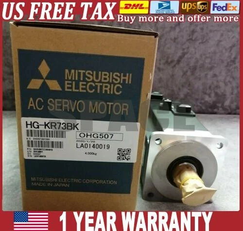Mitsubishi HG-KR73BK Servo Motor 1PC New Fast Shipping HGKR73BK  US Free TAX