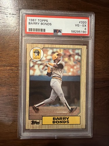 1987 Topps Barry Bonds #320 PSA 4 Pittsburgh Pirates Vintage Baseball