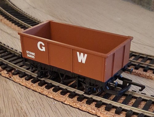 Hornby GWR brauner offener Mineral-/Erz-/Kohlewagen - Nr.36695 - Spur O - ohne Verpackung | Condition: Used