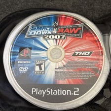 WWE Smackdown vs. Raw 2007 (Sony PlayStation 2 PS2, 2006) Disc Only